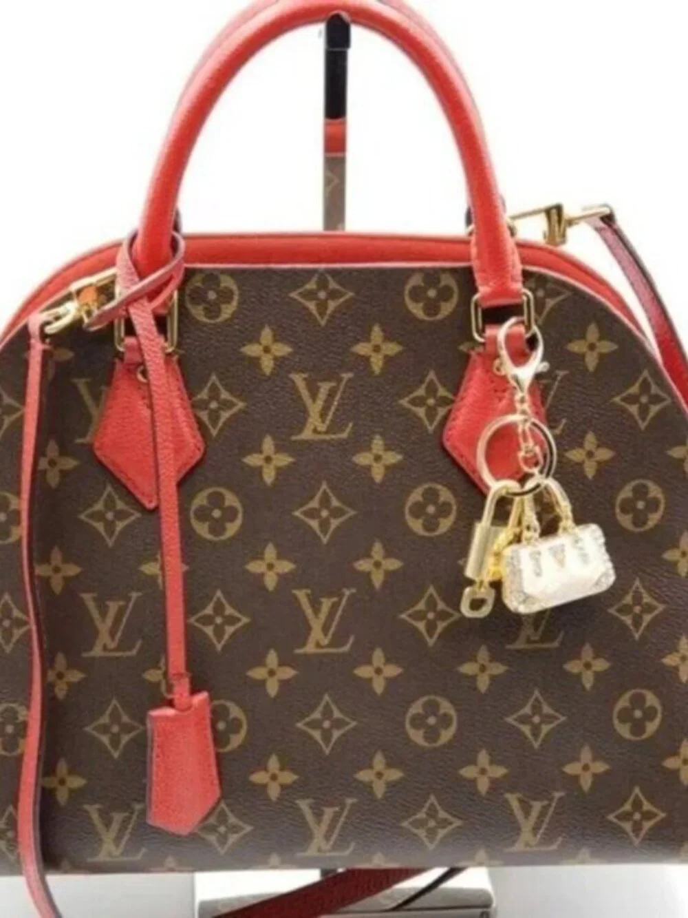 Authentic Louis Vuitton Gold Padlock 🔒 Key Set w/ Bag Charm